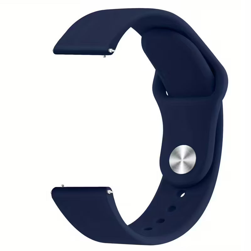 BT silicone strap for BT DE MUJER smartwatch navy blue
