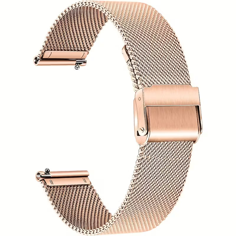 BT stainless steel strap for BT DE MUJER smartwatch, rose gold