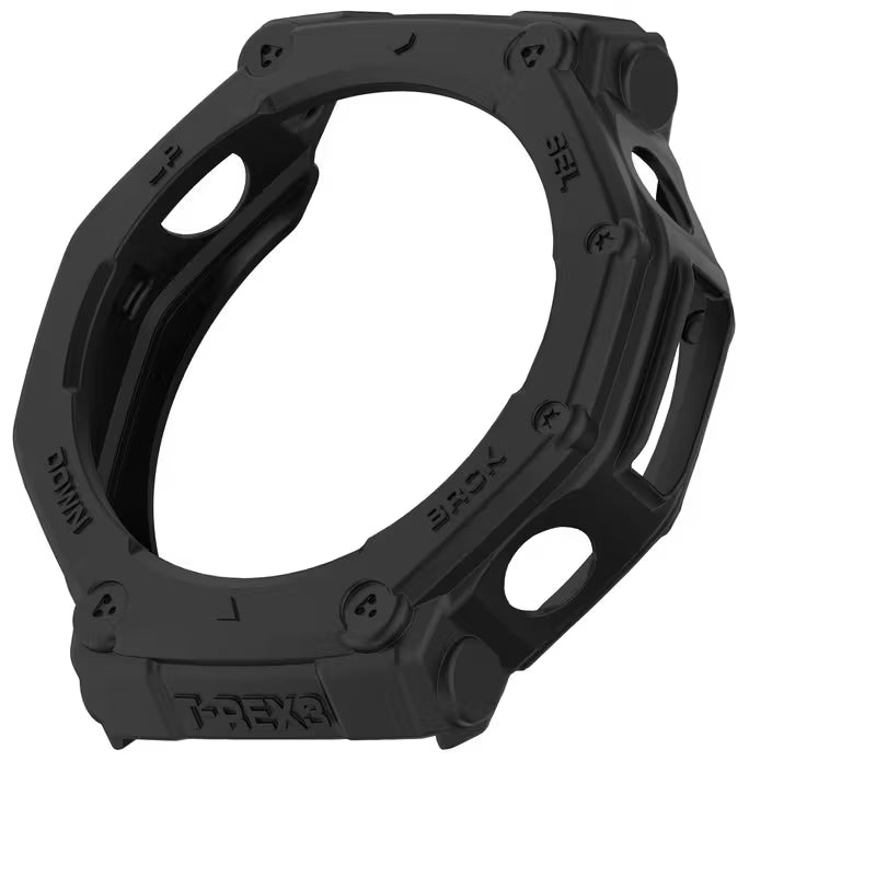 Watch Protective Case for BT FORCE T4 PRO Semi-Enclosed Hollow Shell Armor, black